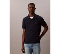 Poloshirt CALVIN KLEIN "SS CASUAL PIQUE CLASSIC POLO", Herren, Gr. XXL, blau (schwarz sapphire), Jersey, Obermaterial: 100% Baumwolle, unifarben, regular fit normal, Rundhals, eingesetzt angesetztes B