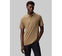 Poloshirt CALVIN KLEIN "SS SUPIMA CHEST EMB POLO", Herren, Gr. XL, grün (capers), Piqué, Obermaterial: 100% Baumwolle, unifarben, regular fit normal, Rundhals, eingesetzt abgesteppte Kante, Shirts, Mi
