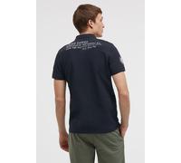 Poloshirt CAMP DAVID, Herren, Gr. L, blau, Piqué, Material: 100% Baumwolle, bestickt, regular fit normal, hoch geschlossener Ausschnitt, eingesetzt Bündchen, Shirts, aus Baumwolle (66045803-L) blau