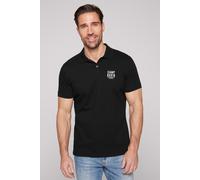 Poloshirt CAMP DAVID Gr. L, schwarz (black) Herren Shirts (86395444-L) black