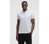Poloshirt CAMP DAVID, Herren, Gr. M, weiß, Piqué, Material: 97% Baumwolle, 3% Elasthan, bedruckt, regular fit normal, hoch geschlossener Ausschnitt, eingesetzt Bündchen, Shirts, mit Baumwolle (1577552