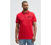 Poloshirt CAMP DAVID, Herren, Gr. XXL, summer rot, Material: 100% Baumwolle, bedruckt, bestickt, regular fit normal, eingesetzt Rippbündchen, Shirts, aus Baumwolle (67468728-XXL) summer rot