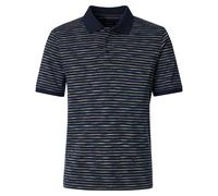 Poloshirt CASAMODA "CASAMODA Polo-Shirt gestreift", Herren, Gr. M, dunkelblau, 80% Baumwolle, 20% Polyester, Shirts (62219534-M) dunkelblau