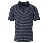 Poloshirt CASAMODA "CASAMODA Polo-Shirt gestreift", Herren, Gr. XXL, blau (dunkelblau), 80% Baumwolle, 20% Polyester, Shirts (57337631-XXL) dunkelblau