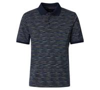 Poloshirt CASAMODA "CASAMODA Polo-Shirt gestreift", Herren, Gr. XXL, dunkelblau, 80% Baumwolle, 20% Polyester, Shirts (62219534-XXL) dunkelblau