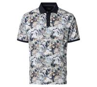 Poloshirt CASAMODA "CASAMODA Polo-Shirt Print", Herren, Gr. XXL, grün, 100% Baumwolle, Shirts (22192269-XXL) grün