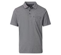 Casa Moda Herren Poloshirt Regular Fit Kurzarm – Anthrazit Melange