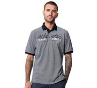 Poloshirt CASAMODA "CASAMODA Polo-Shirt uni", Herren, Gr. 3XL, blau (graues mittelblau), 95% Baumwolle, 5% Elasthan, Shirts (36528669-XXXL) graues mittelblau