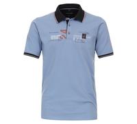 Poloshirt CASAMODA "CASAMODA Polo-Shirt uni", Herren, Gr. 3XL, blau (hellblau), 95% Baumwolle, 5% Elasthan, Shirts (35916800-XXXL) hellblau