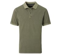 Casa Moda Polo Piqué Garment Dye Olivgrün - Größe L Dunkelgrün L