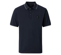 Poloshirt CASAMODA "CASAMODA Polo-Shirt uni", Herren, Gr. M, dunkelblau, 100% Baumwolle, Shirts (38559115-M) dunkelblau