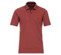 Poloshirt CASAMODA "CASAMODA Polo-Shirt uni", Herren, Gr. M, rot (mittelrot), 95% Baumwolle, 5% Elasthan, Shirts (61220507-M) mittelrot