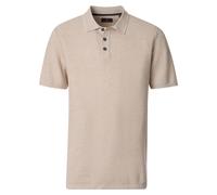 Poloshirt CASAMODA "CASAMODA Polo-Shirt uni", Herren, Gr. XL, beige, 100% Baumwolle, Shirts (78648755-XL) beige