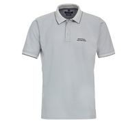 Poloshirt CASAMODA "CASAMODA Polo-Shirt uni", Herren, Gr. XL, blau (hellblau), 50% Baumwolle, 50% Polyester, Shirts (12542224-XL) hellblau