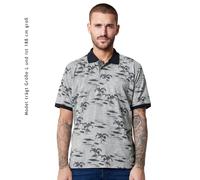 Poloshirt CASAMODA "CASAMODA Polo-Shirt uni", Herren, Gr. XL, grün (hellgrün), 70% Baumwolle, 30% Leinen, Shirts (32469048-XL) hellgrün