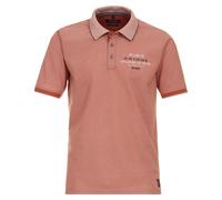 Poloshirt CASAMODA "CASAMODA Polo-Shirt uni", Herren, Gr. XL, orange, 50% Baumwolle, 50% Polyester, Shirts (72947610-XL) orange