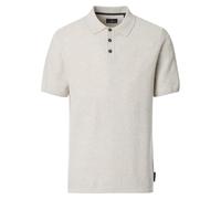 Poloshirt CASAMODA "CASAMODA Polo-Shirt uni", Herren, Gr. XXL, beige, 100% Baumwolle, Shirts (25944505-XXL) beige