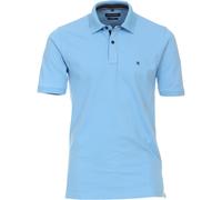 Poloshirt CASAMODA "CASAMODA Polo-Shirt uni", Herren, Gr. XXL, blau (helles himmelblau), 95% Baumwolle, 5% Elasthan, Shirts (69263054-XXL) helles himmelblau