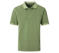 Casa Moda Polo-Shirt Uni Piqué Garment Dye Grün XXL