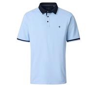 Poloshirt CASAMODA "CASAMODA Polo-Shirt uni", Herren, Gr. XXL, hellblau, 95% Baumwolle, 5% Elasthan, Shirts (71037244-XXL) hellblau