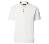 Poloshirt CASAMODA "CASAMODA Polo-Shirt uni", Herren, Gr. XXL, weiß, 100% Baumwolle, Shirts (20834426-XXL) weiß