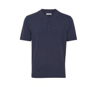 Slim Fit Poloshirt mit gerippten Abschlüssen Modell 'KARLO' S men Dunkelblau