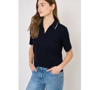 Cecil Damen Kurzarm Poloshirt aus Piqué Ware