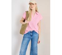 Cecil Damen T-Shirt mit Struktur im Two-Tone-Look in Rosa, Gr: XXL
