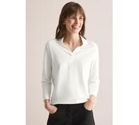 CECIL Damen B322771 Piquée Poloshirt, Vanilla White, XXL EU