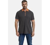 Charles Colby Herren Poloshirt Earl Pat dunkelgrau L - 52/54