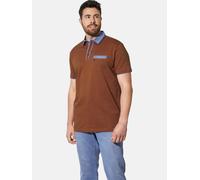 Charles Colby Comfort Fit Poloshirt Kurzarm braun