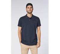 Poloshirt CHIEMSEE, Herren, Gr. XXL (60/62), total eclipse, 100% Baumwolle, unifarben, regular fit, ohne Ausschnitt, gerader Abschluss, Shirts, - ideal für Sport & Freizeit (41320729-XXL) total eclips
