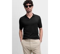 Poloshirt CINQUE "CIBOLL", Herren, Gr. XL, schwarz, Jersey, Obermaterial: 100% Baumwolle, unifarben, relaxed fit normal, V-Ausschnitt, Bündchen, Shirts, Polokragen, offene Knopfleiste, Relaxed Fit (23