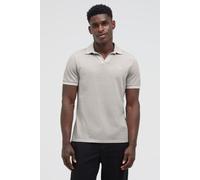 Poloshirt CMPD, Herren, Gr. 4XL, beige (french grau), Piqué, Material: 100% Baumwolle, bestickt, regular fit normal, V-Ausschnitt, eingesetzt Rippbündchen, Shirts, aus Baumwolle (70903439-4XL) french 