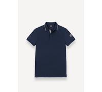 Poloshirt COLMAR "MENS KNITTED SHIRT", Herren, Gr. 3XL, marine, Piqué, Obermaterial: 100% Baumwolle, unifarben, regular fit hüftbedeckend, hoch geschlossener Ausschnitt, angesetztes Bündchen, Shirts, 