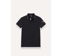 Poloshirt COLMAR "MENS KNITTED SHIRT", Herren, Gr. 3XL, schwarz, Piqué, Obermaterial: 100% Baumwolle, unifarben, regular fit hüftbedeckend, hoch geschlossener Ausschnitt, angesetztes Bündchen, Shirts