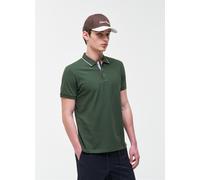 Poloshirt COLMAR "MENS KNITTED SHIRT", Herren, Gr. M, khaki, Piqué, Obermaterial: 100% Baumwolle, unifarben, regular fit hüftbedeckend, hoch geschlossener Ausschnitt, angesetztes Bündchen, Shirts, aus