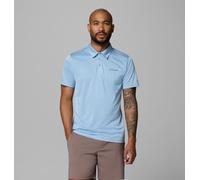 Columbia Hike™ Poloshirt Kurzarm 100% Polyester S Ripple Blau Heather