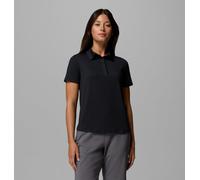 Poloshirt COLUMBIA, Damen, Gr. M (38/40), schwarz, Obermaterial: 94% Polyester, 6% Elasthan, Shirts, sportliche Passform, Kurzarm, für sportliche Aktivitäten und Outdoor (11150238-M) schwarz