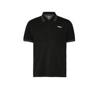 Poloshirt, Damen, Gr. XXL, schwarz, Jersey, Obermaterial: 95% Baumwolle, 5% Elasthan, S.OLIVER MEN BIG SIZES, unifarben, regular fit normal, ohne Ausschnitt, kontrastfarben, Shirts, mit Logo Print (68