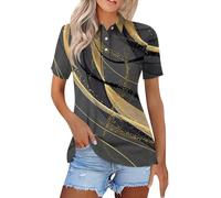 Poloshirt Damen Rosa Longbluse Ringelshirt Batik Fahrrad Locker Schulterpolster Hemdblusen Funktionsbluse 3D Football Netzstoff Häkeltop Down 2 Kuh Streifenshirts Pinguin Mintgrüne Hochgeschlossenes