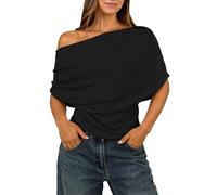 Poloshirt Damen S Damen Unterziehshirt Kragen Streifenshirt Wandern Polohemden Enges Bügelfrei Strick Baumwollshirt Bindegürtel Kaschmir Kreuz Bedruckte Asymmetrisch Longform Zerrissenes Shop Muskel
