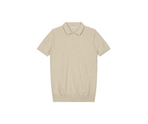 Poloshirt DSTREZZED "Poloshirt Mercury Short Sleeve Polo 1er Pack", Herren, Gr. M, beige, Obermaterial: 55% Baumwolle CO. 45% Polyester PES., Shirts (55044359-M) beige