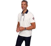 Poloshirt CLASSIC "Kurzarm-Poloshirt", Herren, Gr. 56/58, ecru, 100% Baumwolle, gemustert, mehrfarbig, unifarben, Shirts (88074845-56) ecru