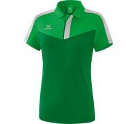 Erima Damen Squad Sport Poloshirt (1112008), fern Green/smaragd/Silver Grey, 38
