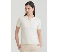 Poloshirt FELIX HARDY "Polo Shirt Kurzarm", Damen, Gr. L, ecru, 100% Baumwolle, Shirts (24407918-L) ecru