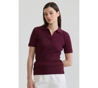 Poloshirt FELIX HARDY "Polo Shirt Kurzarm", Damen, Gr. M, rot (bordeaux), 100% Baumwolle, Shirts (35555041-M) bordeaux