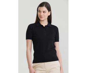 Poloshirt FELIX HARDY "Polo Shirt Kurzarm", Damen, Gr. M, schwarz, 100% Baumwolle, Shirts (46320657-M) schwarz