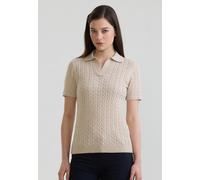 Poloshirt FELIX HARDY "Polo Shirt Kurzarm", Damen, Gr. S, beige, 100% Baumwolle, Shirts (29039132-S) beige