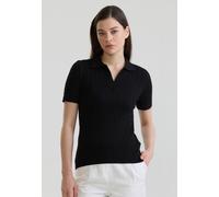 Poloshirt FELIX HARDY "Polo Shirt Kurzarm", Damen, Gr. S, schwarz, 100% Baumwolle, Shirts (21615247-S) schwarz